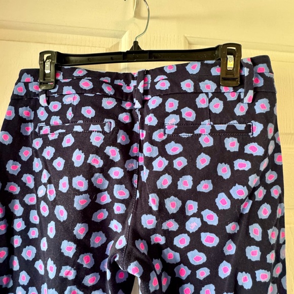LILLY PULITZER Luxury Capris Spotted Pink and Purple - Picture 6 of 8